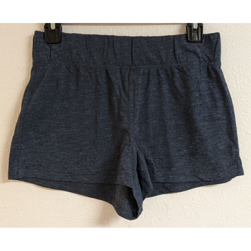 Wmn's LUNYA Blue Pima Cotton Blend Super Soft Sleep/Lounge Shorts XS EXCELLENT!